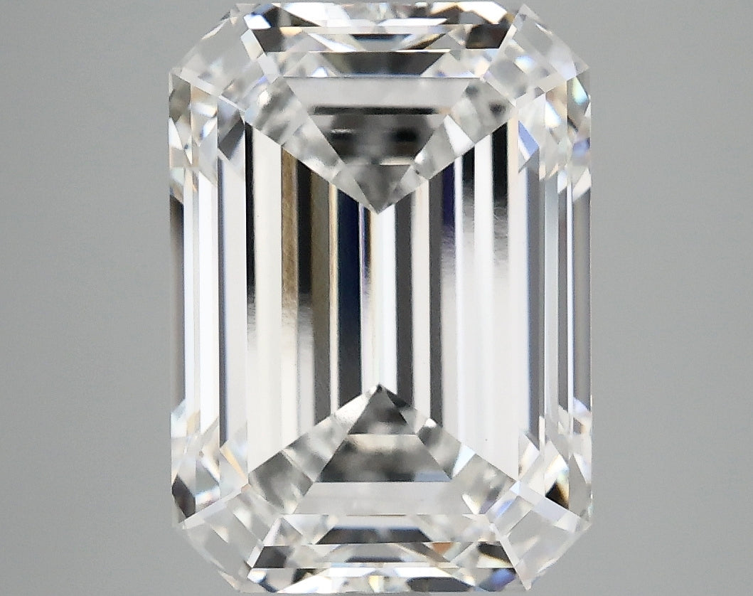 6.08 Carat Emerald Cut Lab Grown Diamond VS1F