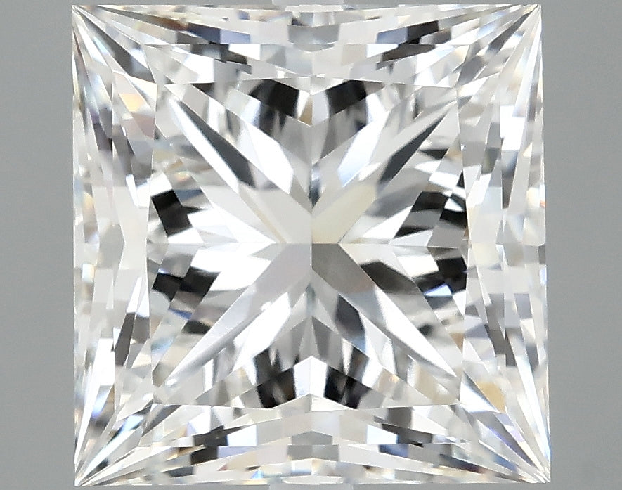 6.14 Carat Princess Cut Lab Grown Diamond VVS2F