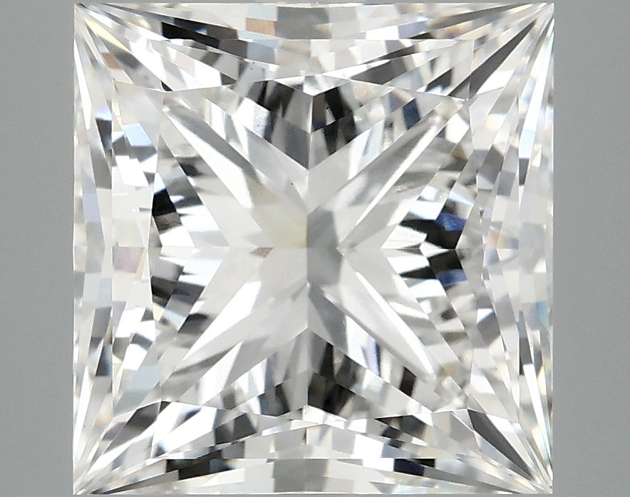 6.17 Carat Princess Cut Lab Grown Diamond VS1F