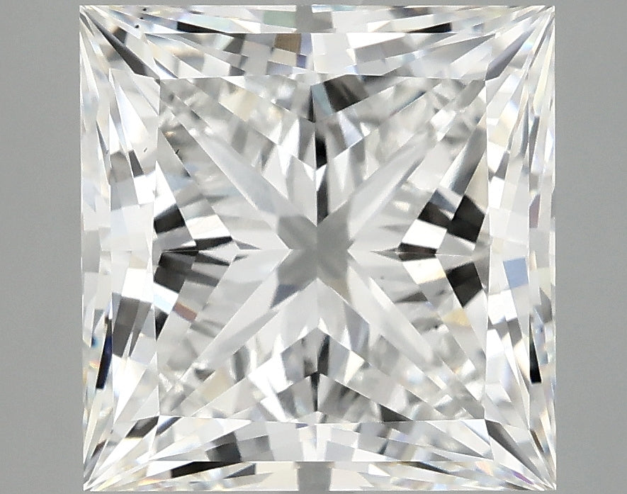 6.24 Carat Princess Cut Lab Grown Diamond VS1F