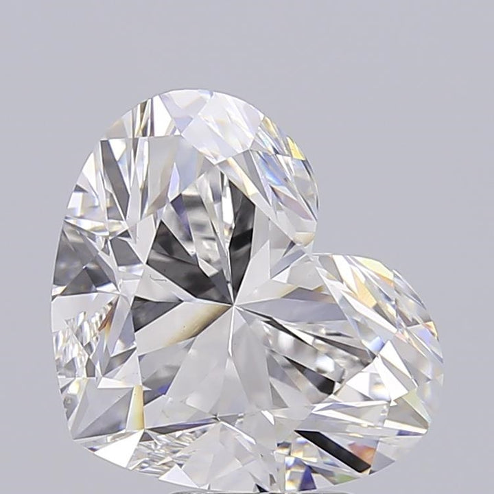 Diamant cultivé en laboratoire taille cœur de 6,27 carats VVS2F