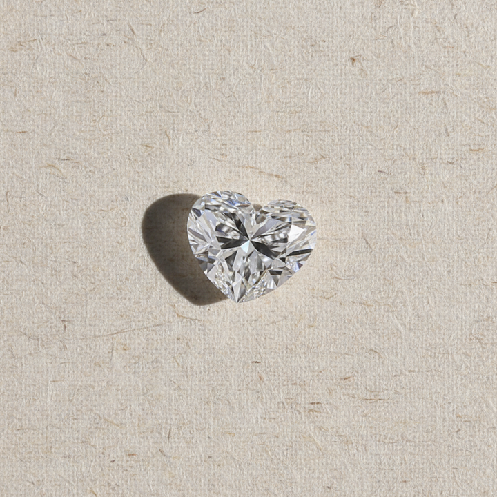 6.27 Carat Heart Cut Lab Grown Diamond VVS2 F Color IGI Certified
