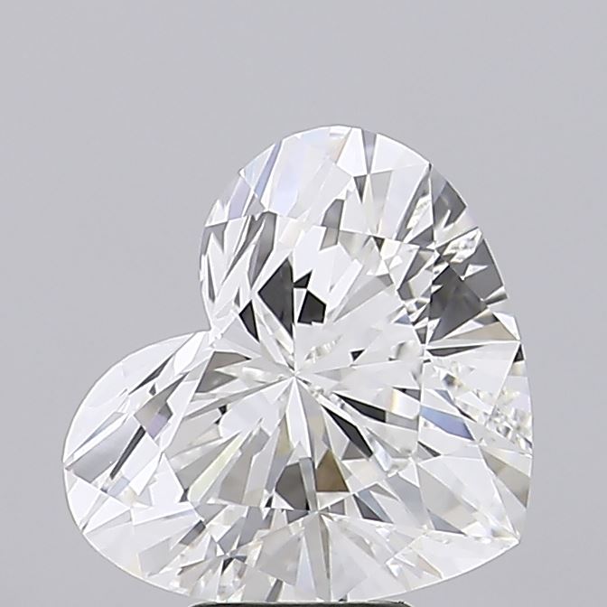 6,40 Karat herzförmiger, im Labor gezüchteter Diamant VVS2F