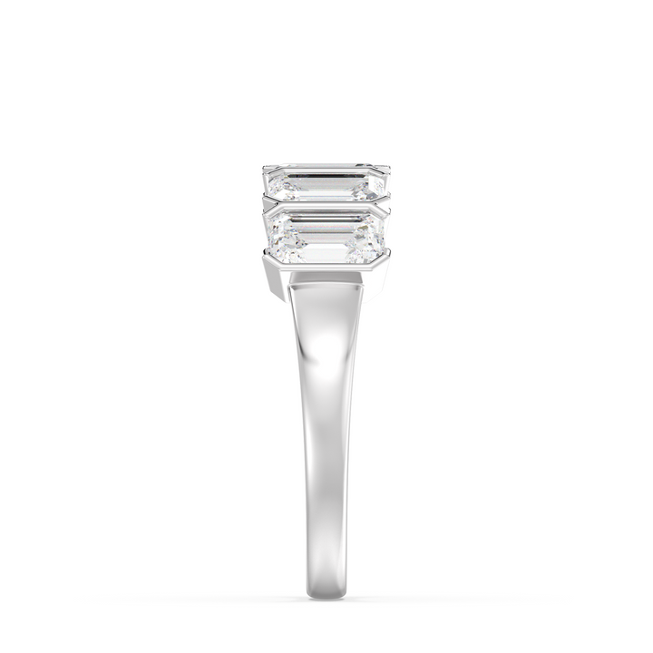 Emerald Eternity Wedding Band