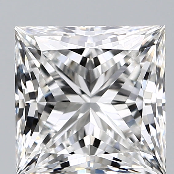 2.00 Carat Princess Lab Grown Diamond, VS1/E