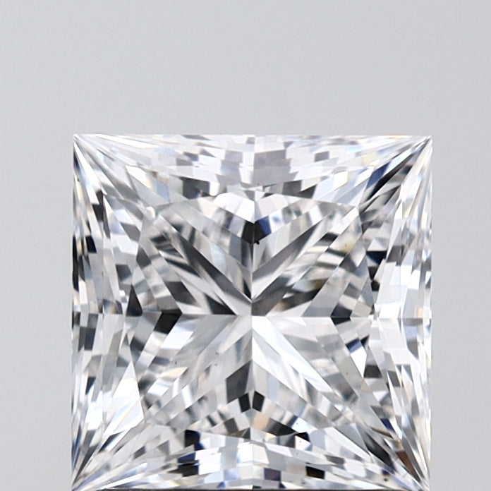2.00 Carat Princess Lab Grown Diamond, VS1/E