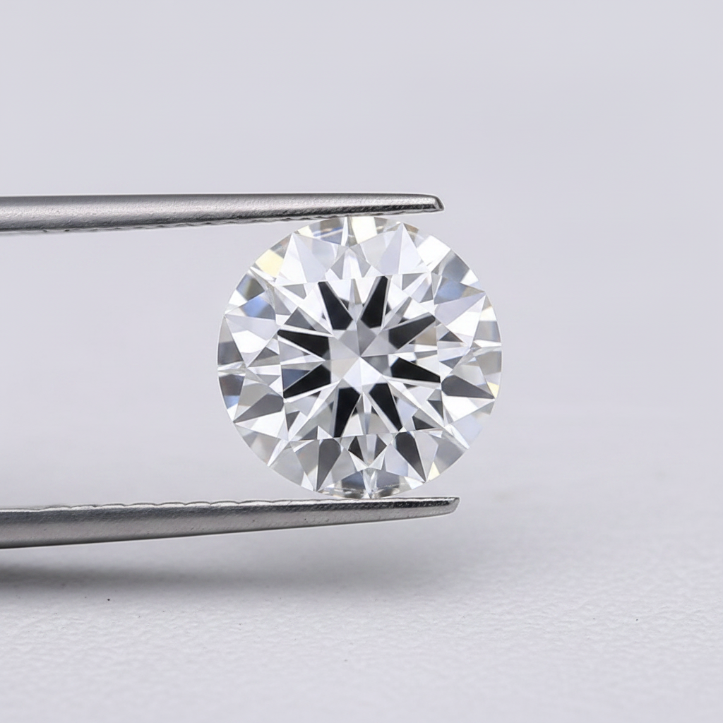 4.02 Ct D Color VVS1 Round Cut CVD Lab Grown Diamond IGI Certified