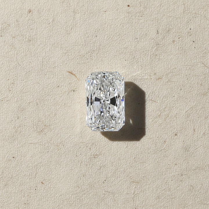 4.09 Carat Radiant Cut Lab Grown Diamond, VVS1/E