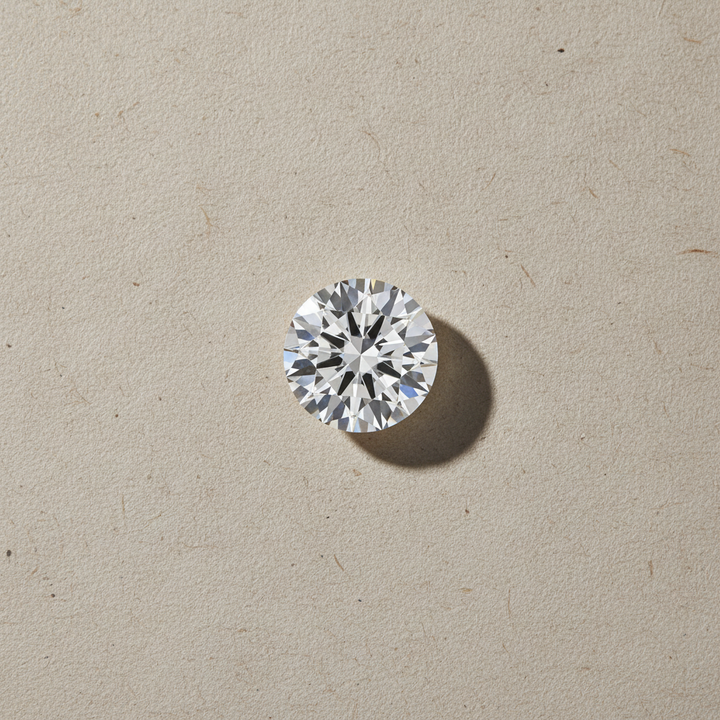 7.08 Carat Round Brilliant F VVS2 Lab Grown Diamond Ideal Cut IGI Certified