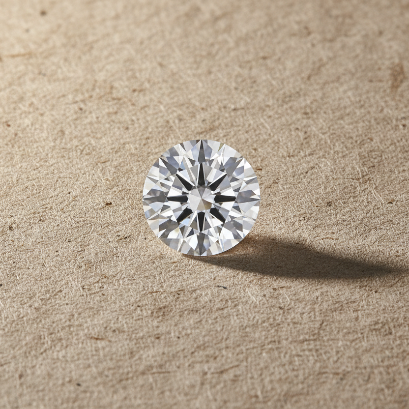 7.09 Carat Round Brilliant F VVS2 Lab Grown Diamond Ideal Cut IGI Certified