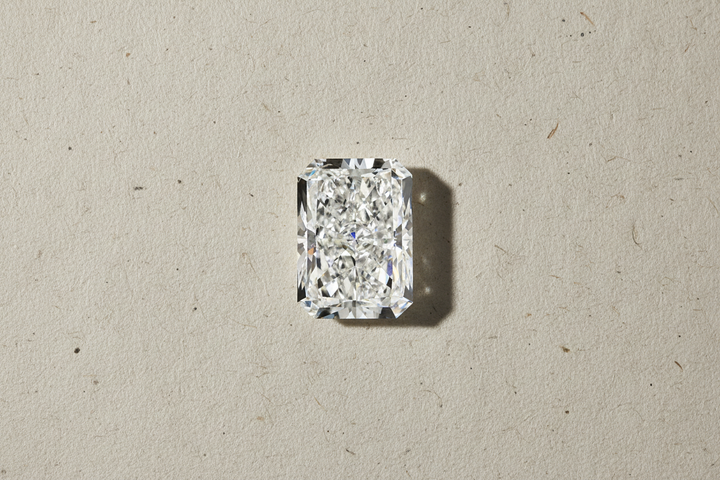 7.00 Carat Radiant Cut Lab Grown Diamond, F/VS1