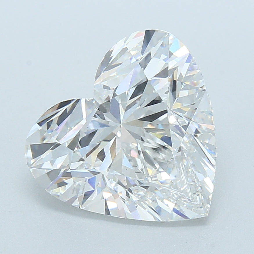 7,01 Karat herzförmiger, im Labor gezüchteter Diamant VS1E