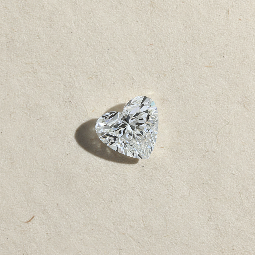 7.01 Carat Heart Cut Lab Grown Diamond VS1 E Color IGI Certified
