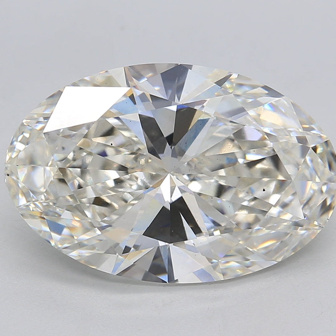 7.01 Carat Oval Cut Lab Grown Diamond VS2 H