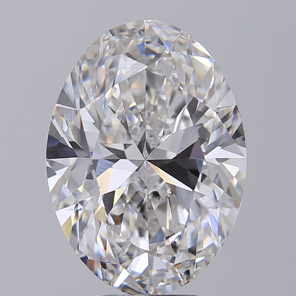 Diamant cultivé en laboratoire de taille ovale de 7,02 carats VS1 E