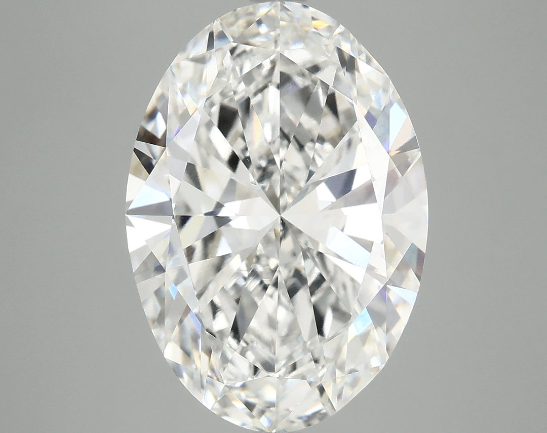 7.02 Carat Oval Cut Lab Grown Diamond VVS2F