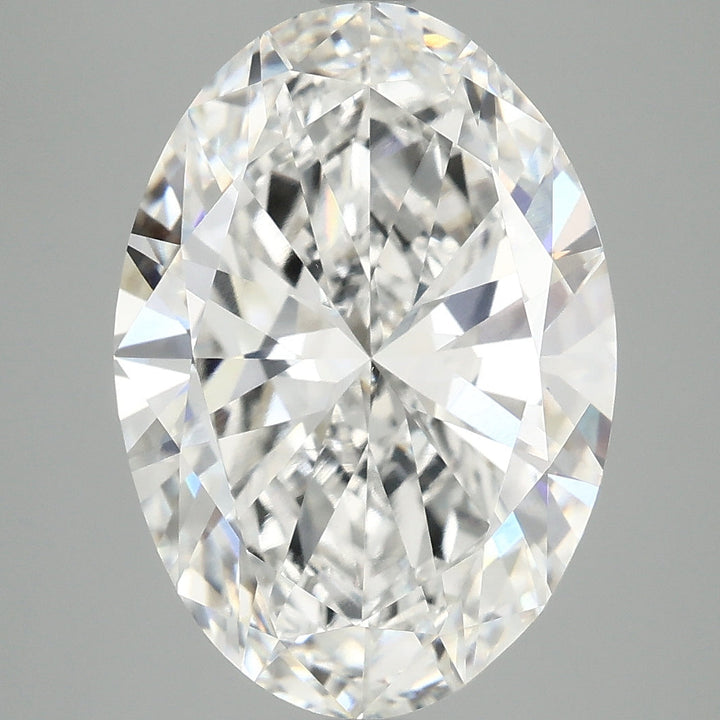 7,02 karaat ovaal geslepen laboratoriumdiamant VVS2F