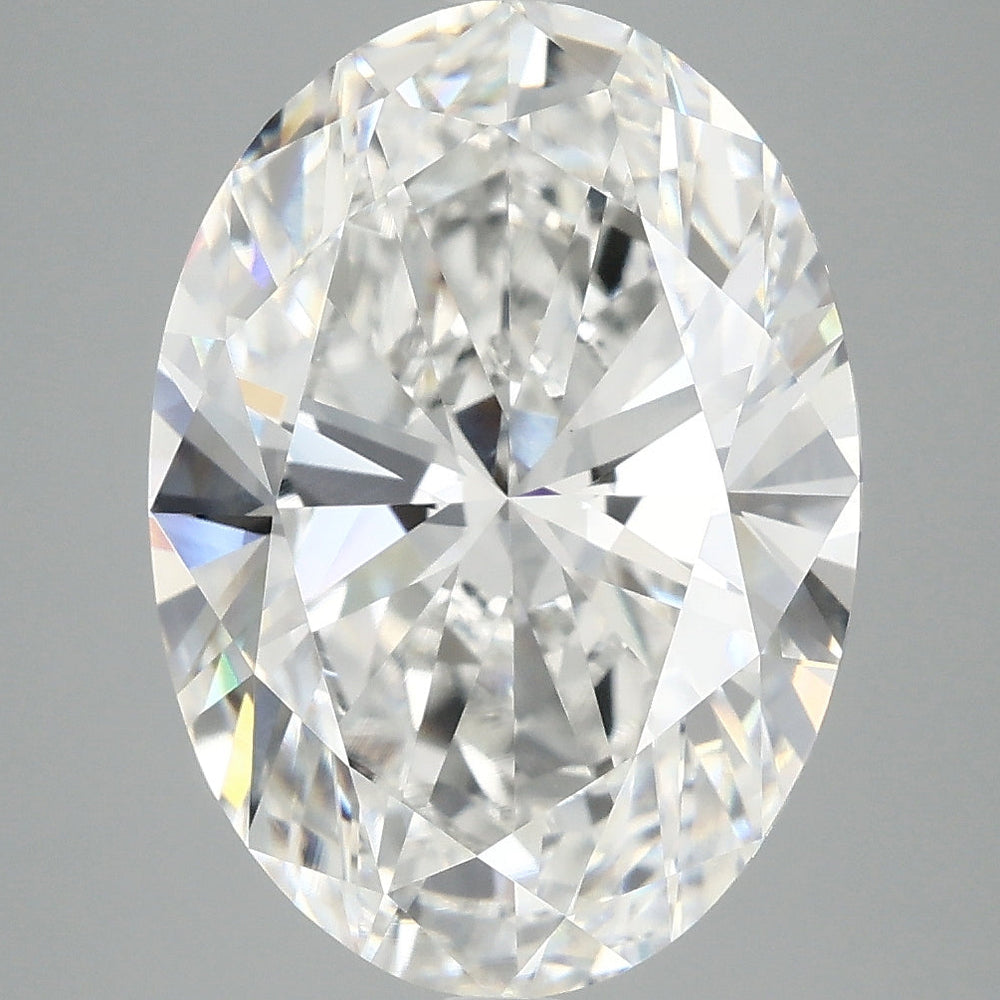 7,02 karaat ovaal geslepen laboratoriumdiamant VVS2F