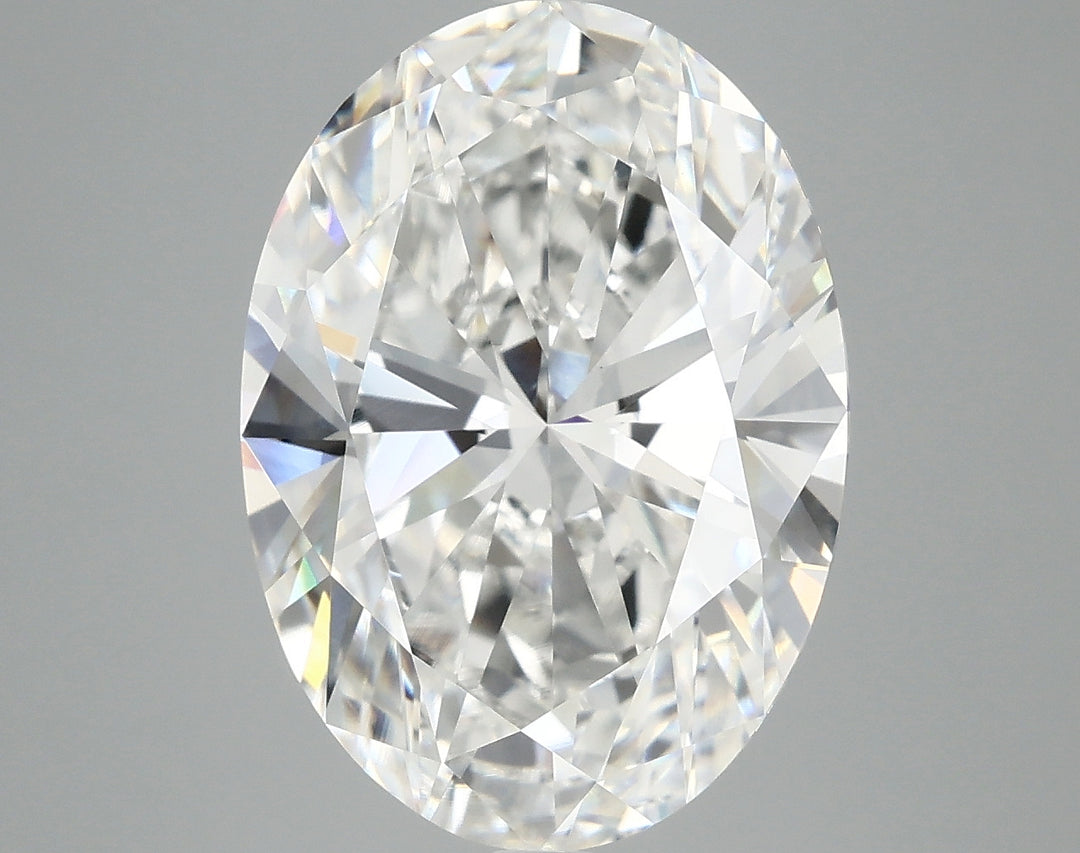 7.02 Carat Oval Cut Lab Grown Diamond VVS2F