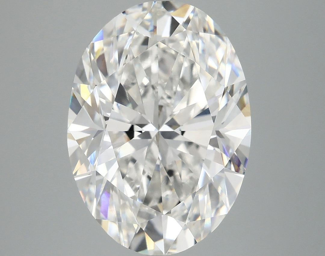 7.03 Carat Oval Cut Lab Grown Diamond VVS2F