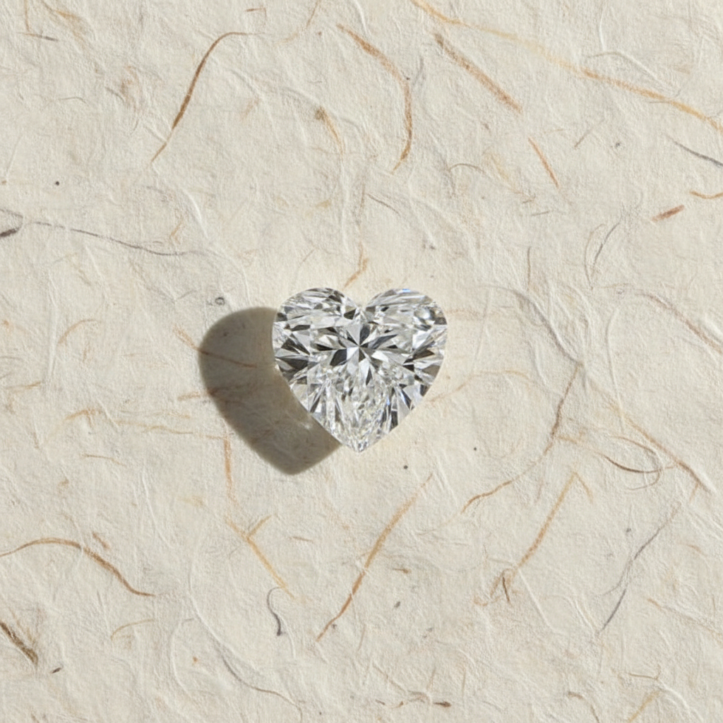 7.04 Carat Heart Cut Lab Grown Diamond VS1 E Color IGI Certified
