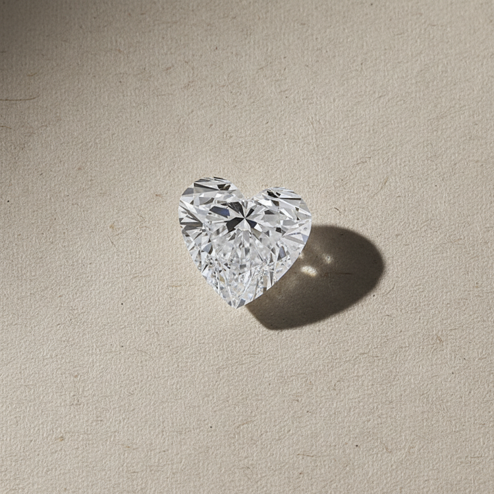 7.04 Carat Heart Cut Lab Grown Diamond VS2 D Color IGI Certified
