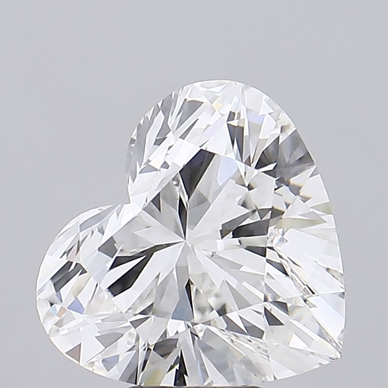 Diamant cultivé en laboratoire taille cœur de 7,04 carats VVS2F