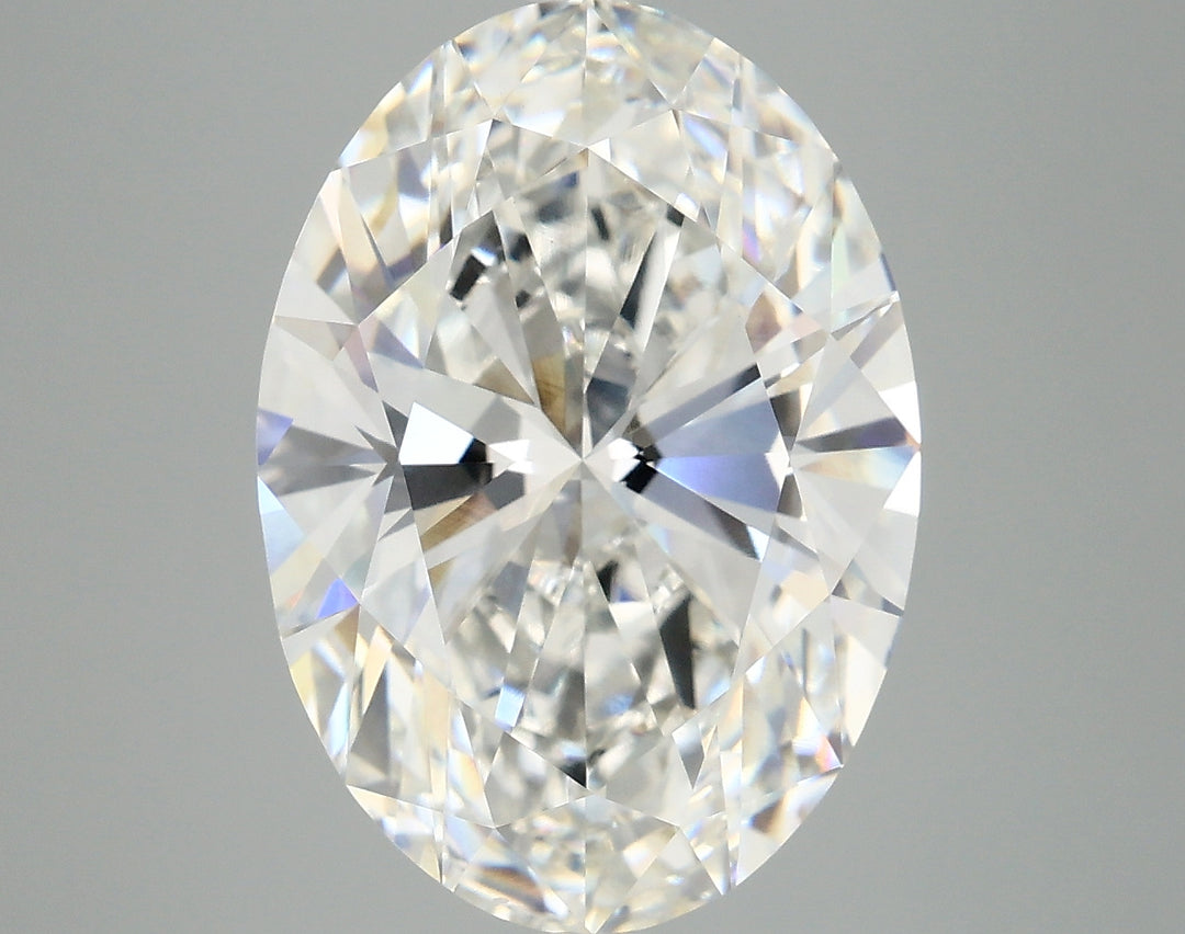7.04 Carat Oval Cut Lab Grown Diamond VVS2F