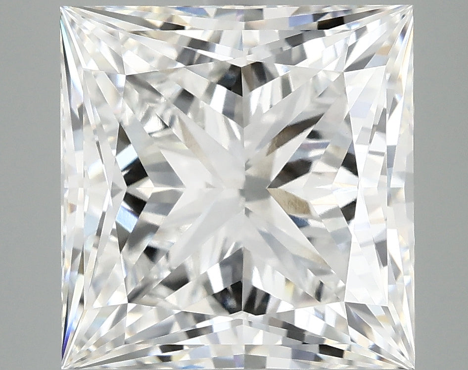 7.04 Carat Princess Cut Lab Grown Diamond VVS2E