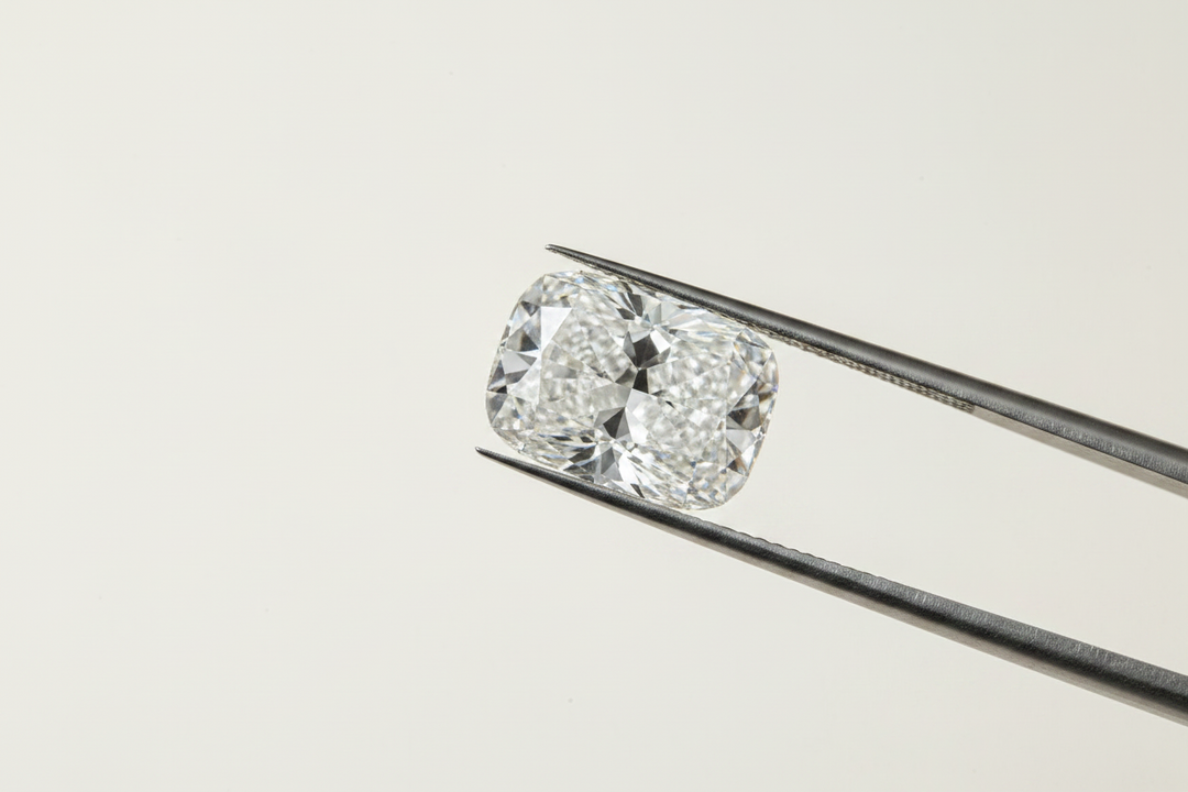 7,05 karaats kussen gemodificeerde laboratorium-gegroeide diamant, VVS2/F