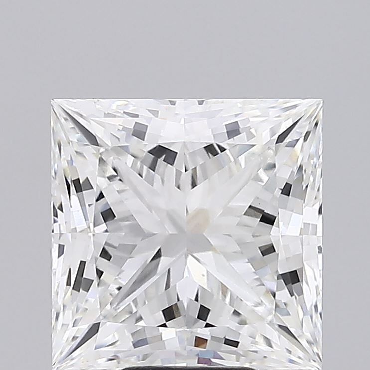 7.07 Carat Princess Cut Lab Grown Diamond VVS2F