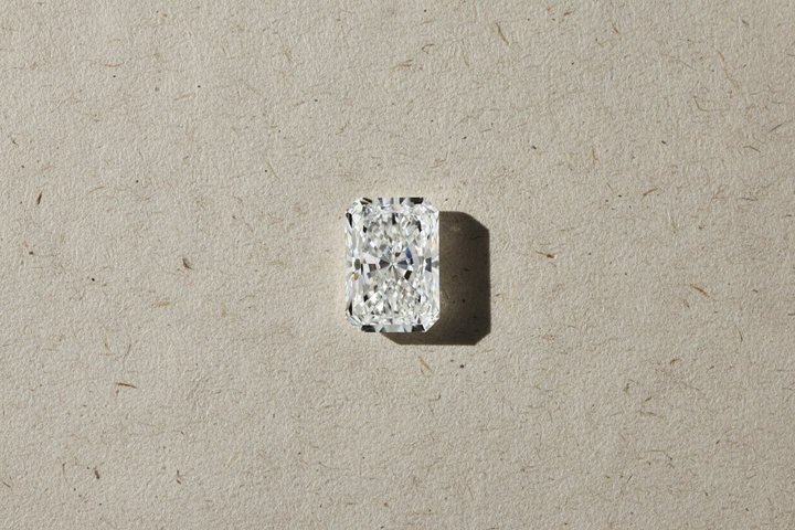 7.07 Carat Radiant Cut Lab Grown Diamond, F/VS1