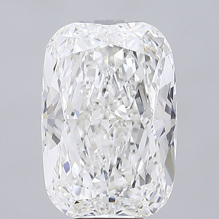 Diamante cultivado em laboratório modificado com almofada de 7,08 quilates VS1F