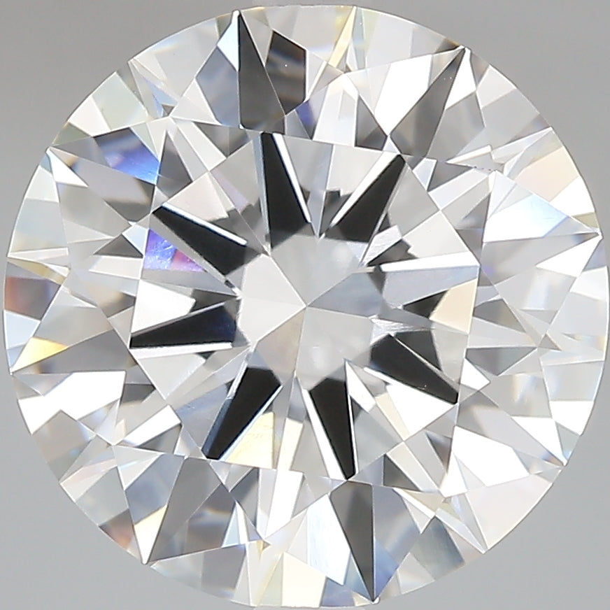 7,08 karaat ronde briljante laboratorium-gegroeide diamant VVS2F