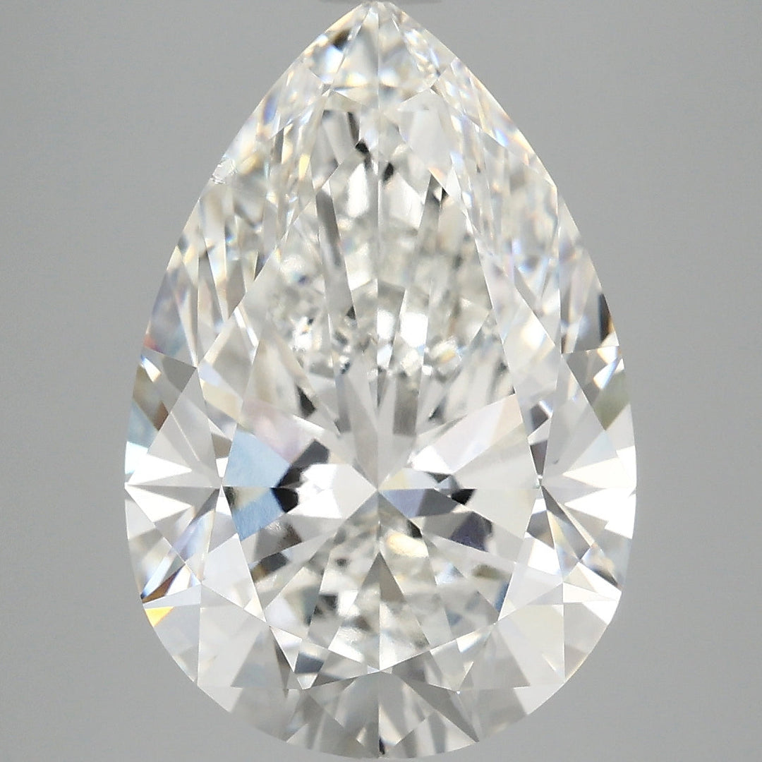 7.09 Carat Pear Cut Lab Grown Diamond VS2F