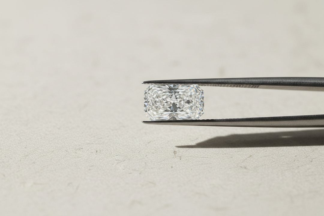 7,09 karaat stralend geslepen laboratoriumdiamant, VVS2/F