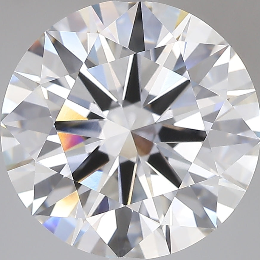 7,09 karaat ronde briljante laboratorium-gegroeide diamant VVS2F