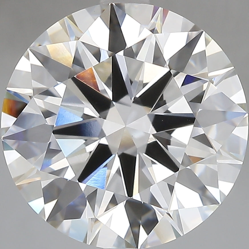 7,09 karaat ronde briljante laboratorium-gegroeide diamant VVS2F
