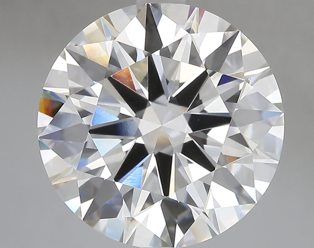 7.09 Carat Round Brilliant Lab Grown Diamond VVS2F