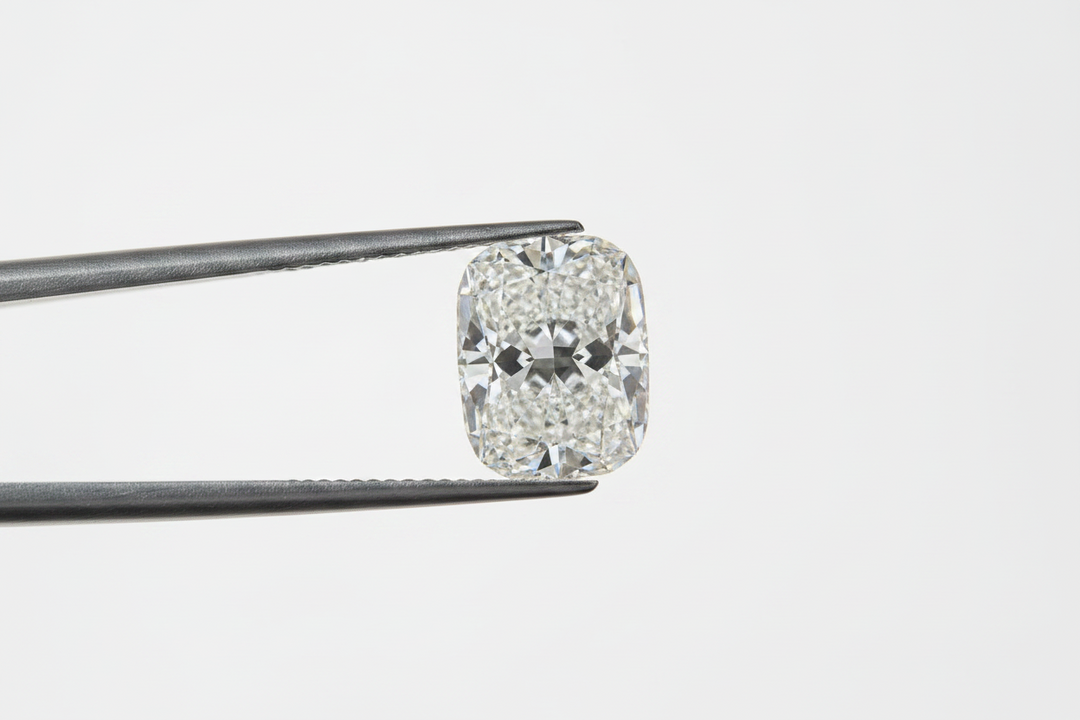 7,12 karaats kussen gemodificeerde laboratorium-gegroeide diamant, VVS1/F