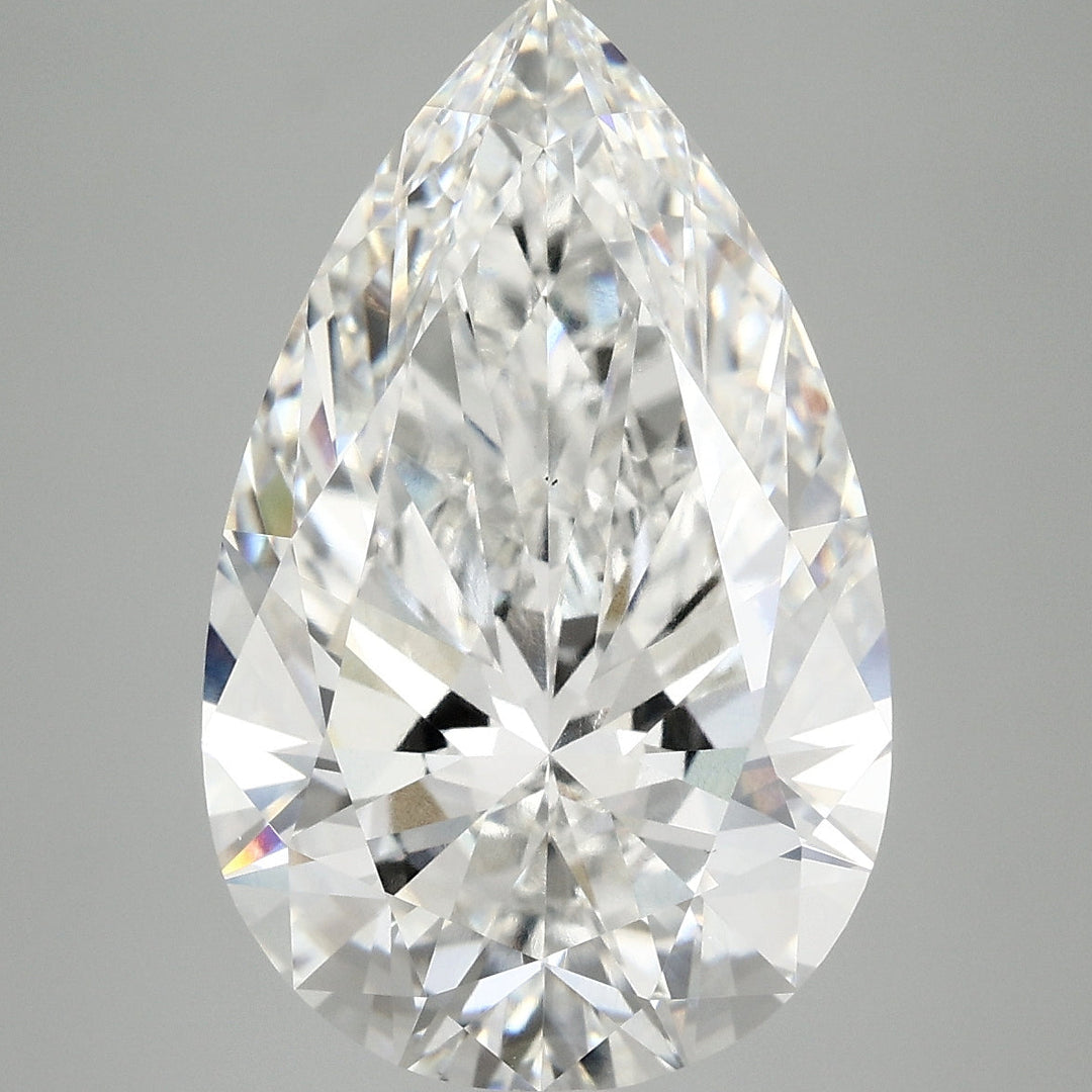 7.12 Carat Pear Cut Lab Grown Diamond VS1F