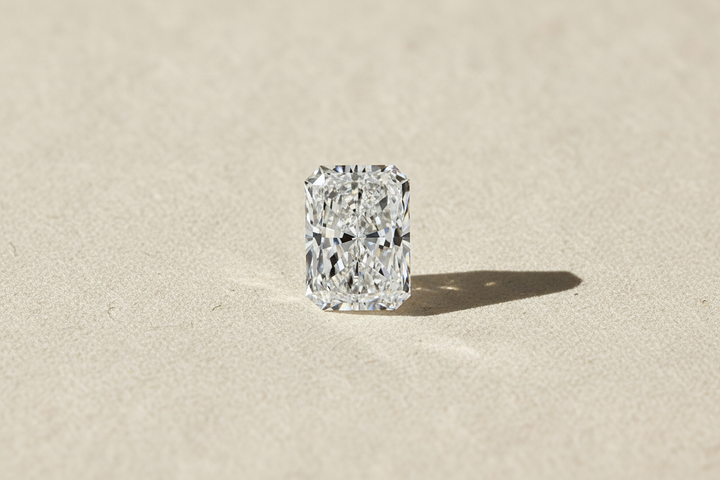 7.14 Carat Radiant Cut Lab Grown Diamond, F/VS1