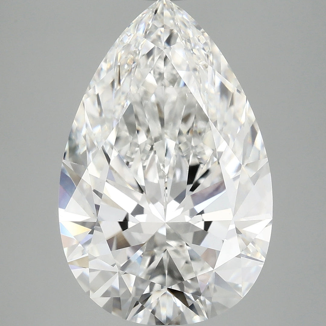 7,15 Karat im Labor gezüchteter Diamant im Birnenschliff, VVS2F