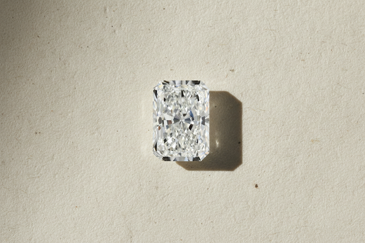 7.16 Carat Radiant Cut Lab Grown Diamond, F/VS1
