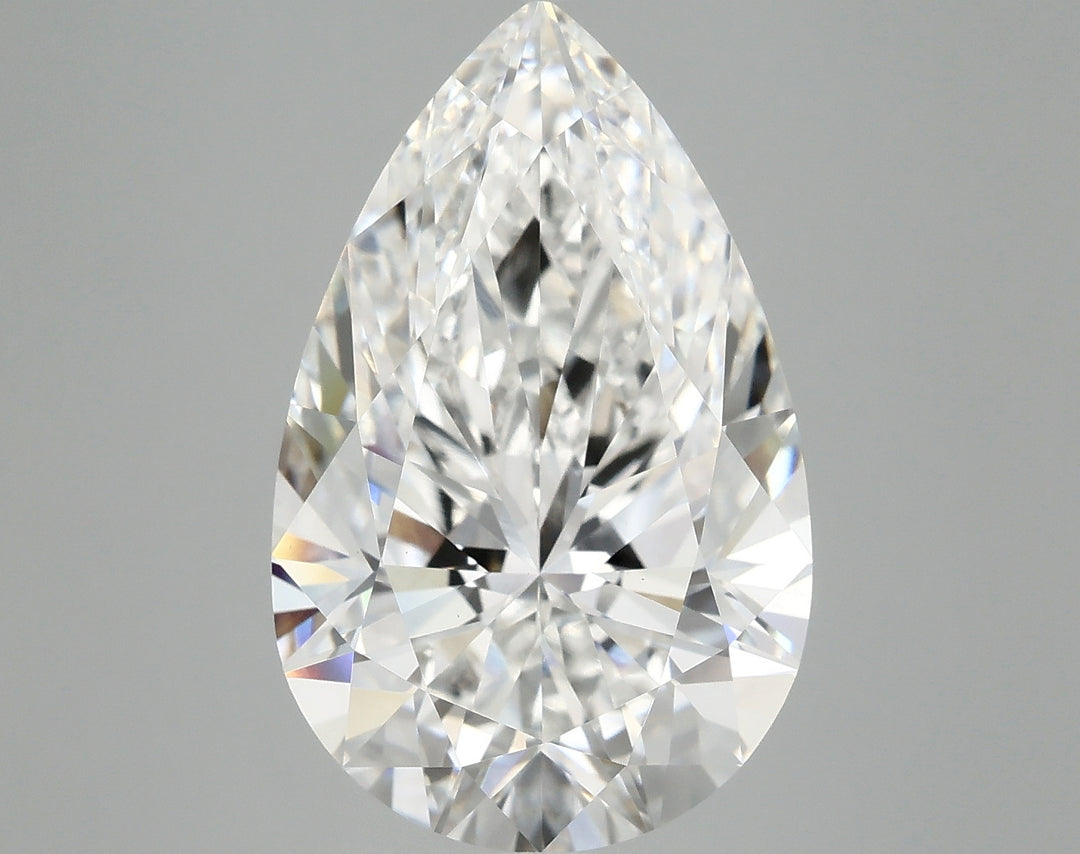 7.17 Carat Pear Cut Lab Grown Diamond VS1E