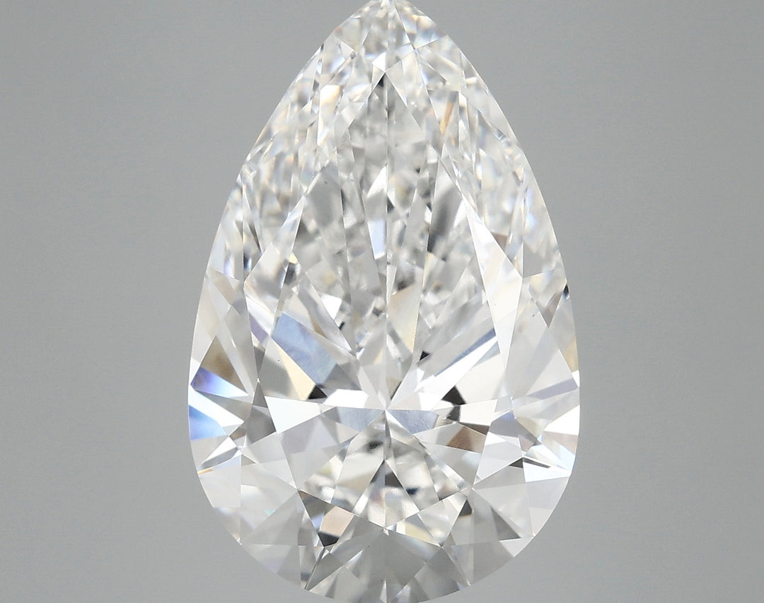 7.17 Carat Pear Cut Lab Grown Diamond VS1E