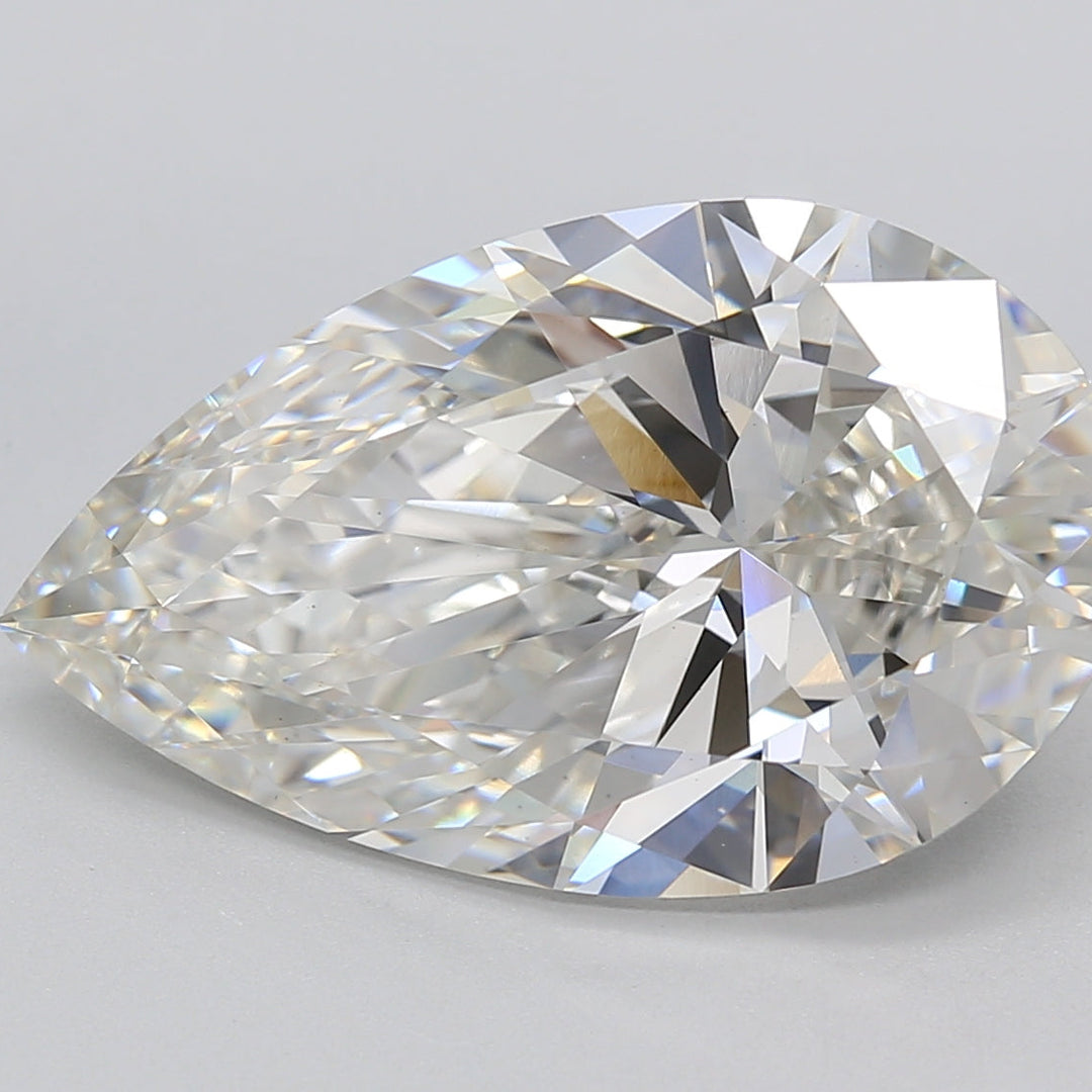 7.25 Carat Pear Lab Grown Diamond VS1 H