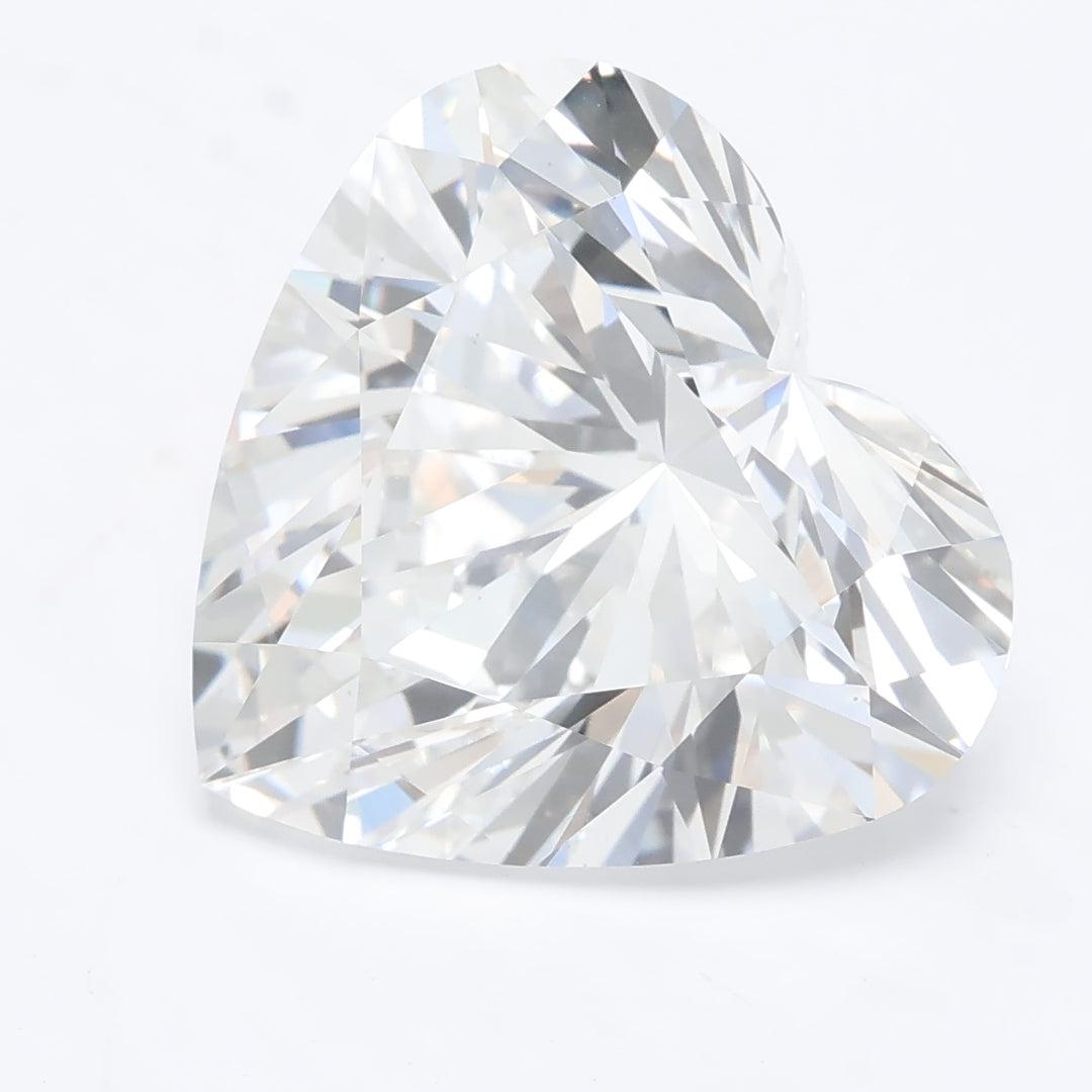 7,26 Karat herzförmiger, im Labor gezüchteter Diamant VS1F