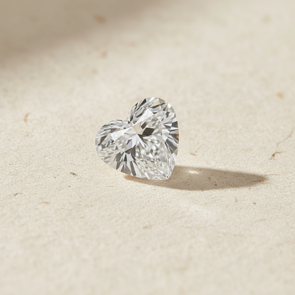 7.26 Carat Heart Cut Lab Grown Diamond VS1 F Color IGI Certified
