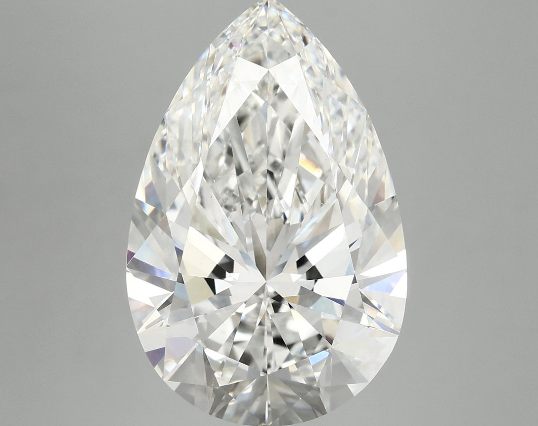 7.31 Carat Pear Cut Lab Grown Diamond VS1F